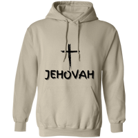 Jehovah Pullover Hoodie Front & Back - Black