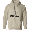Jehovah Pullover Hoodie Front & Back - Black