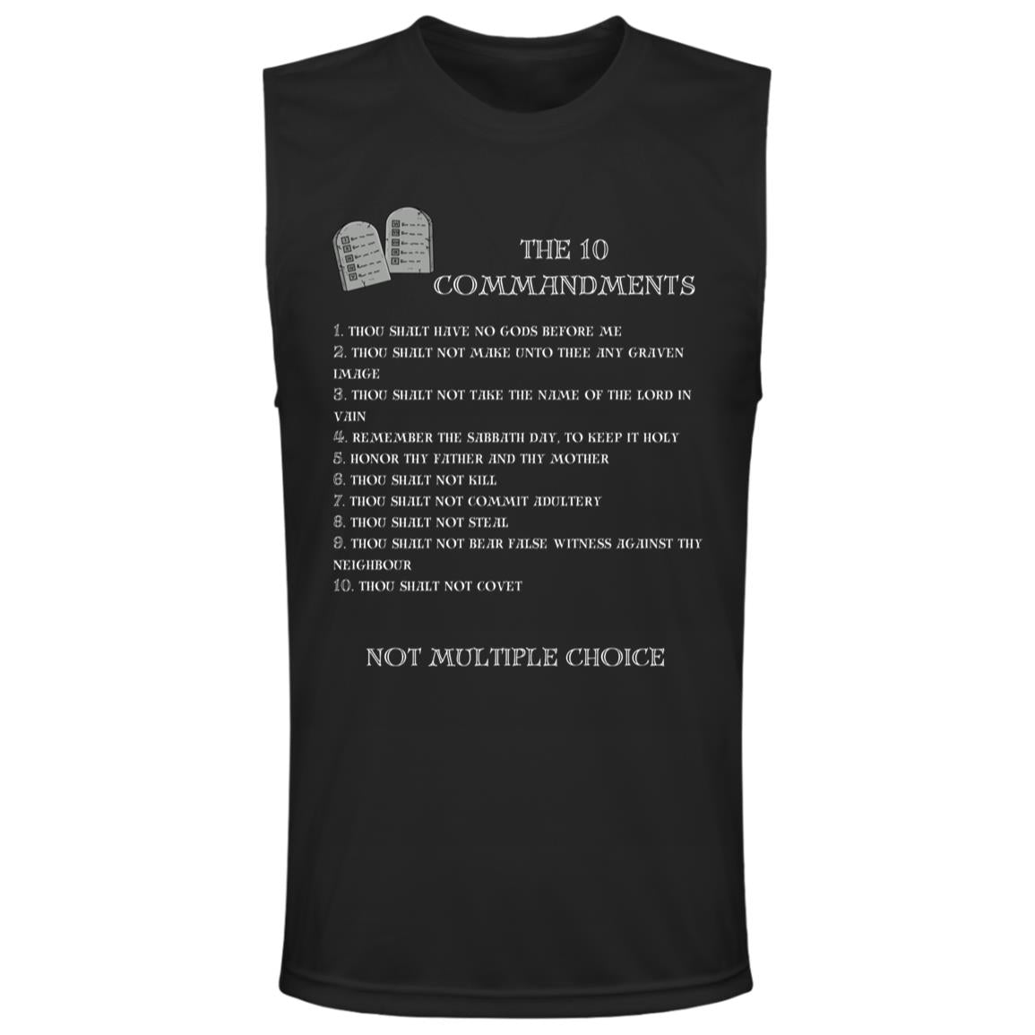 The 10 Commandments Sleeveless Shirt - White