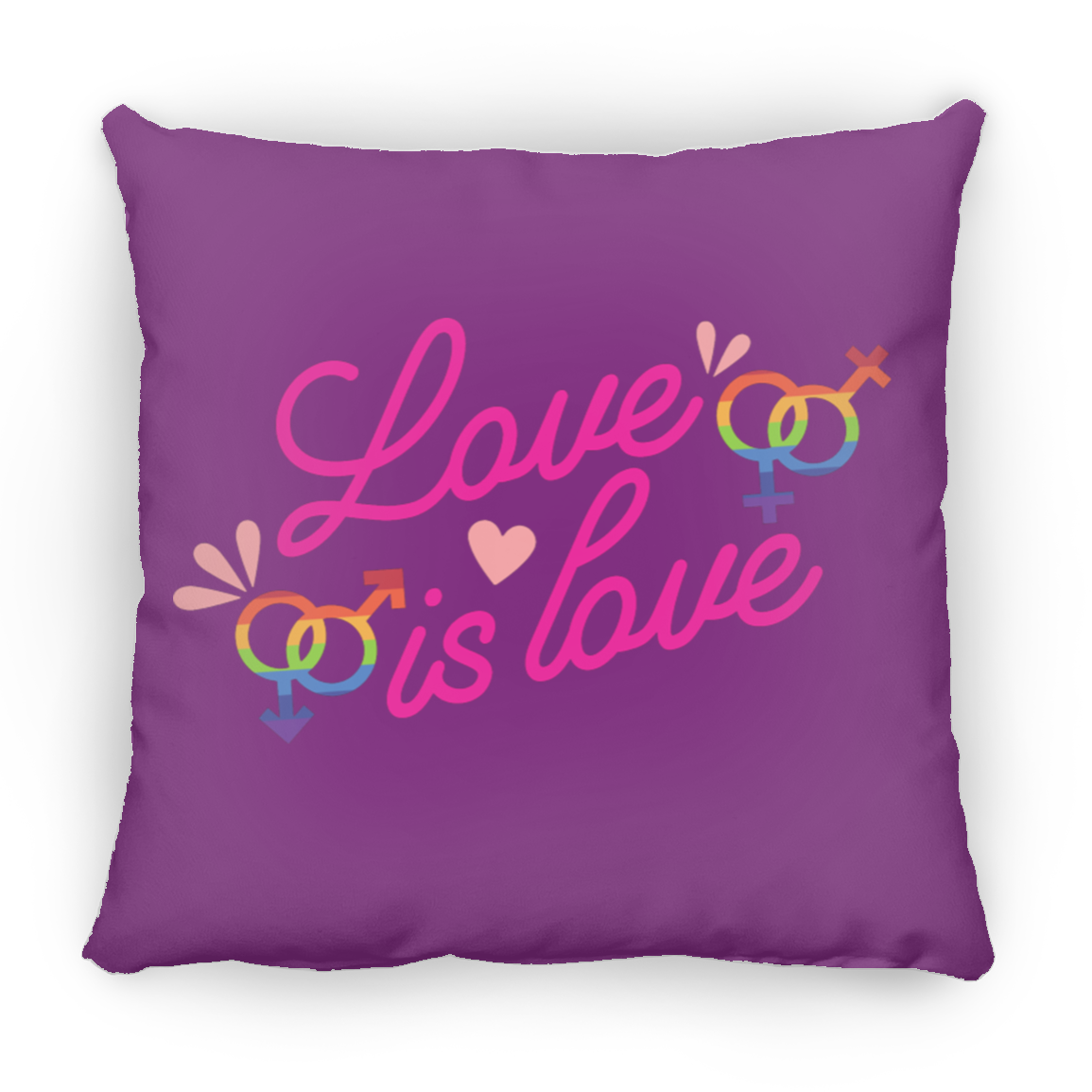 Love is Love Square Pillow