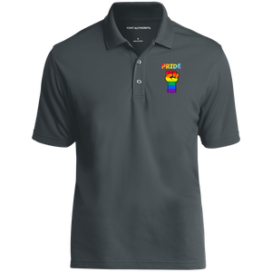 Rainbow Pride Fist Short Sleeve Polo