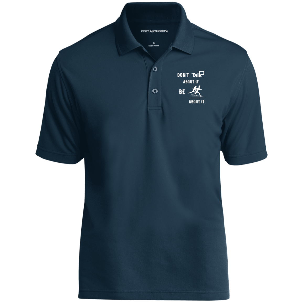 Don't Talk About It - Running Short Sleeve Polo