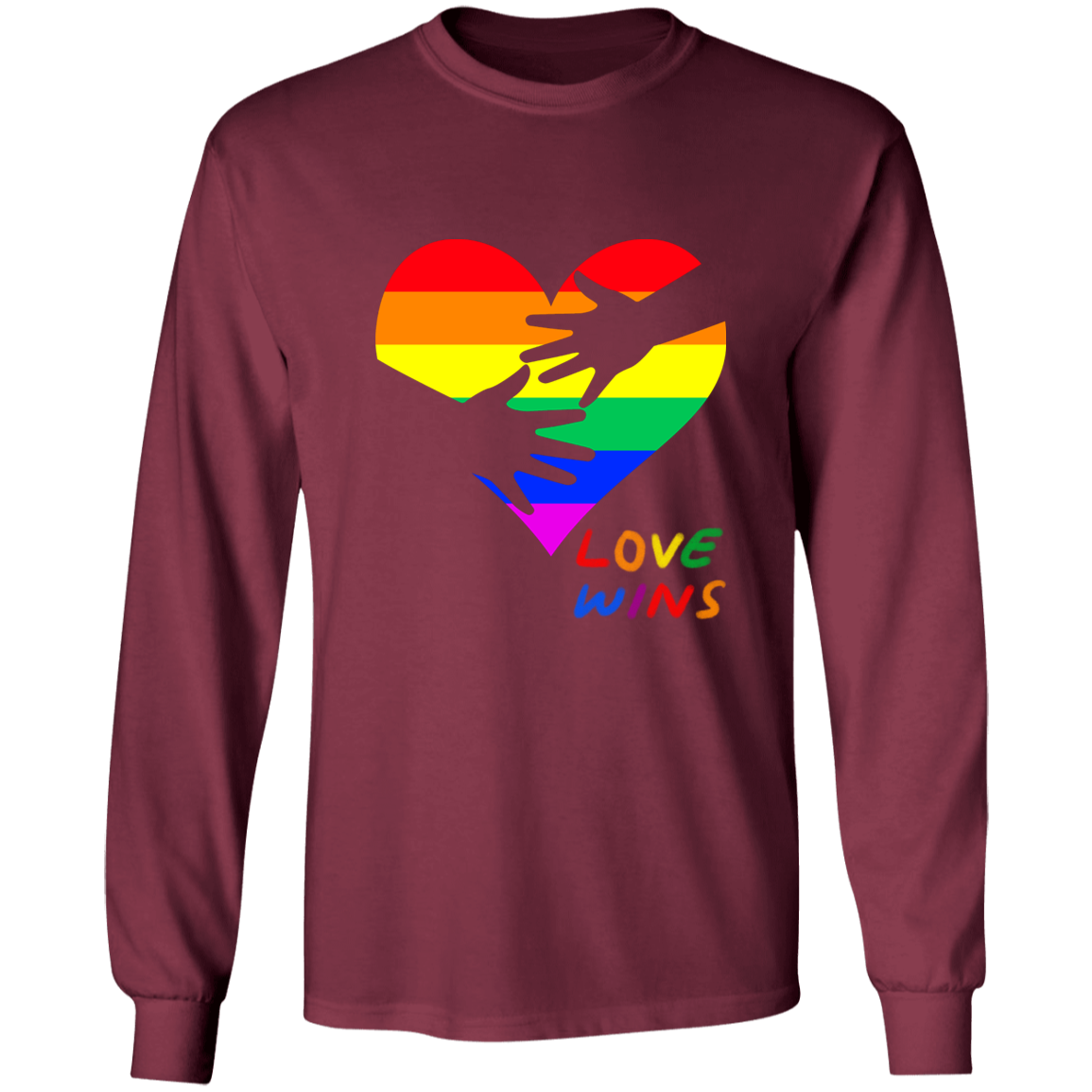 Love Wins Heart Long Sleeve Shirt