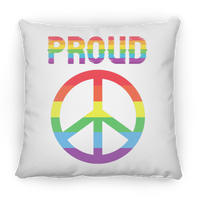 Proud Peace Square Pillow