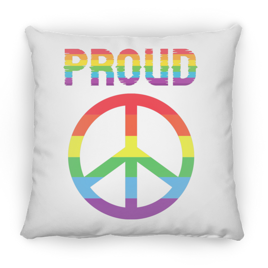 Proud Peace Square Pillow