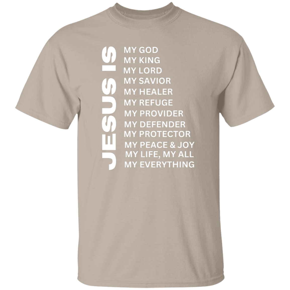 Jesus Is Short Sleeve Shirt - White