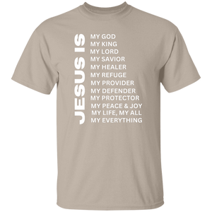 Jesus Is Christian T-Shirt - Short Sleeve White