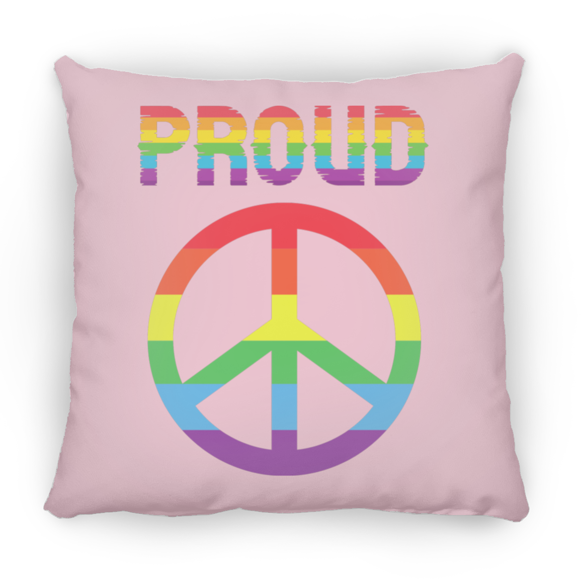 Proud Peace Square Pillow