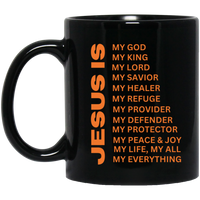 Jesus Is Christian Mug Orange
