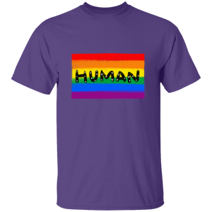 Human Pride Flag Short Sleeve Shirt