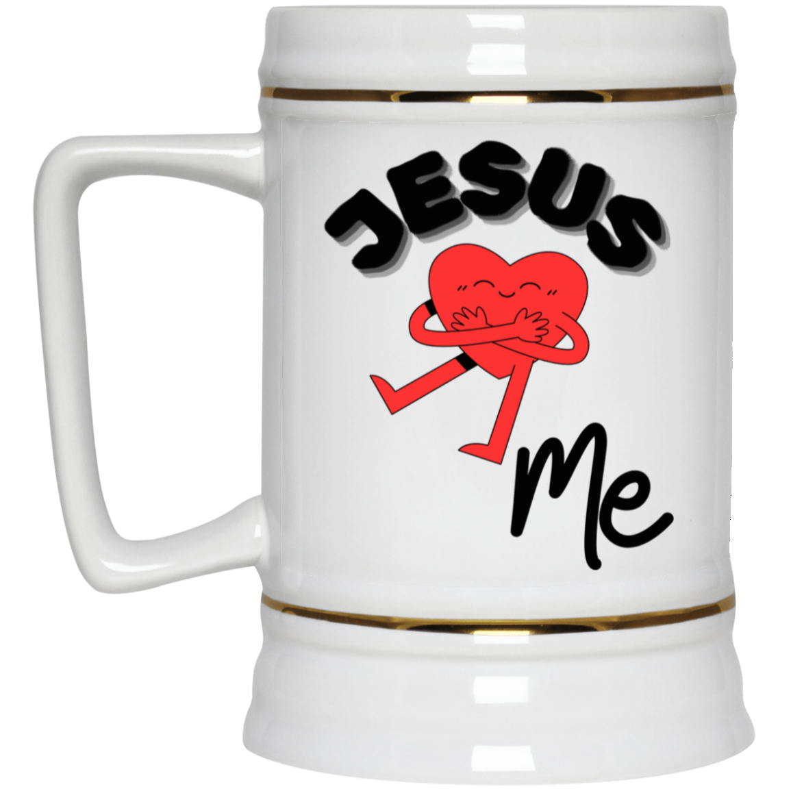 Jesus Loves Me Beer Stein 22oz.