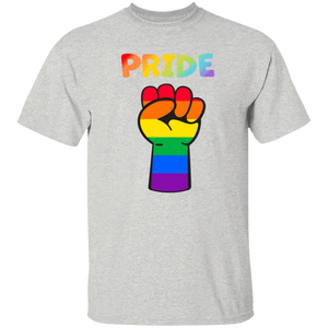 Rainbow Pride Fist Short Sleeve Shirt