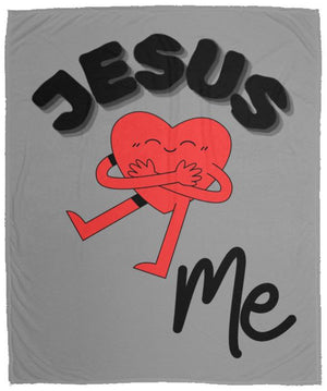 Jesus Loves Me Cozy Plush Fleece Blanket