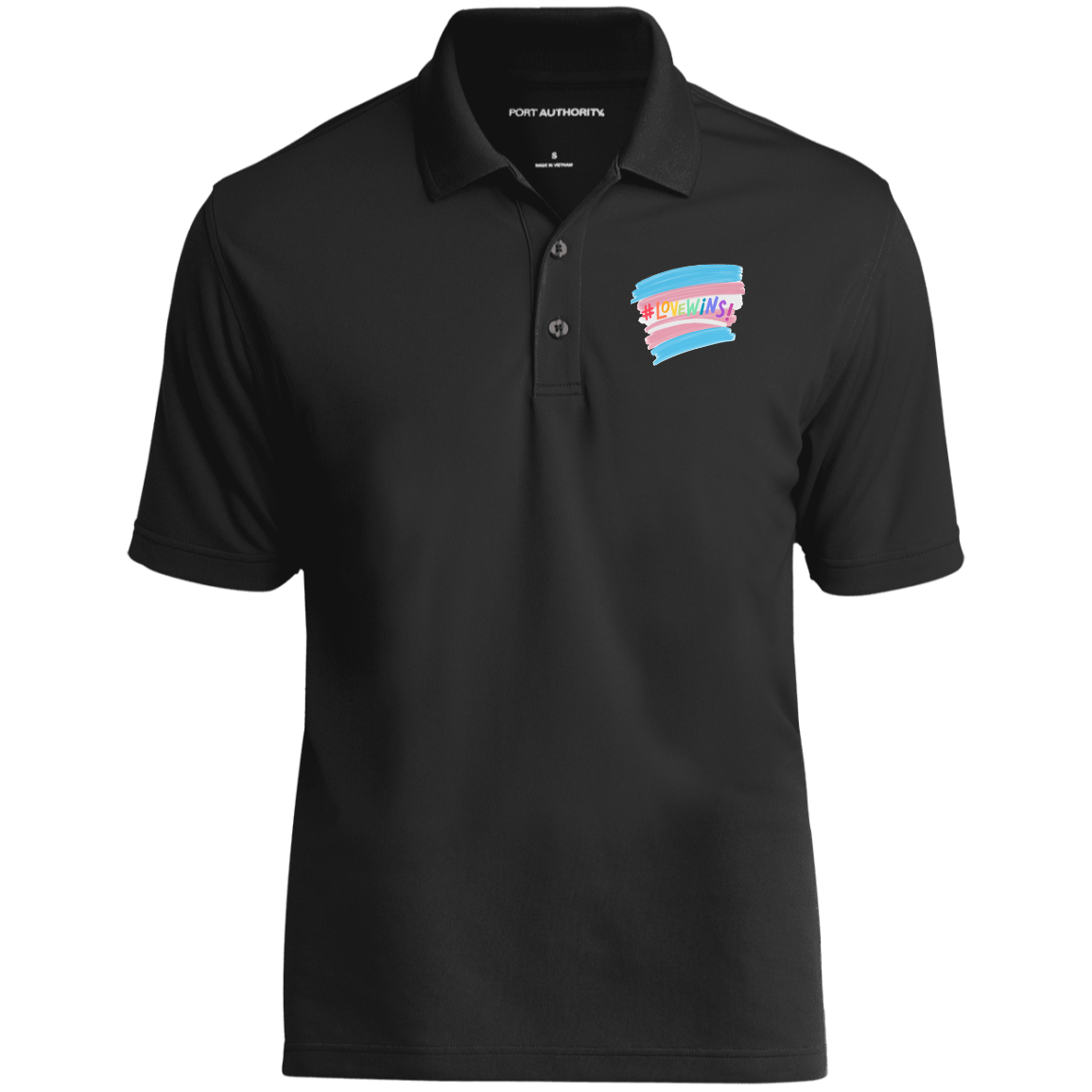 Transgender Love Wins Short Sleeve Polo