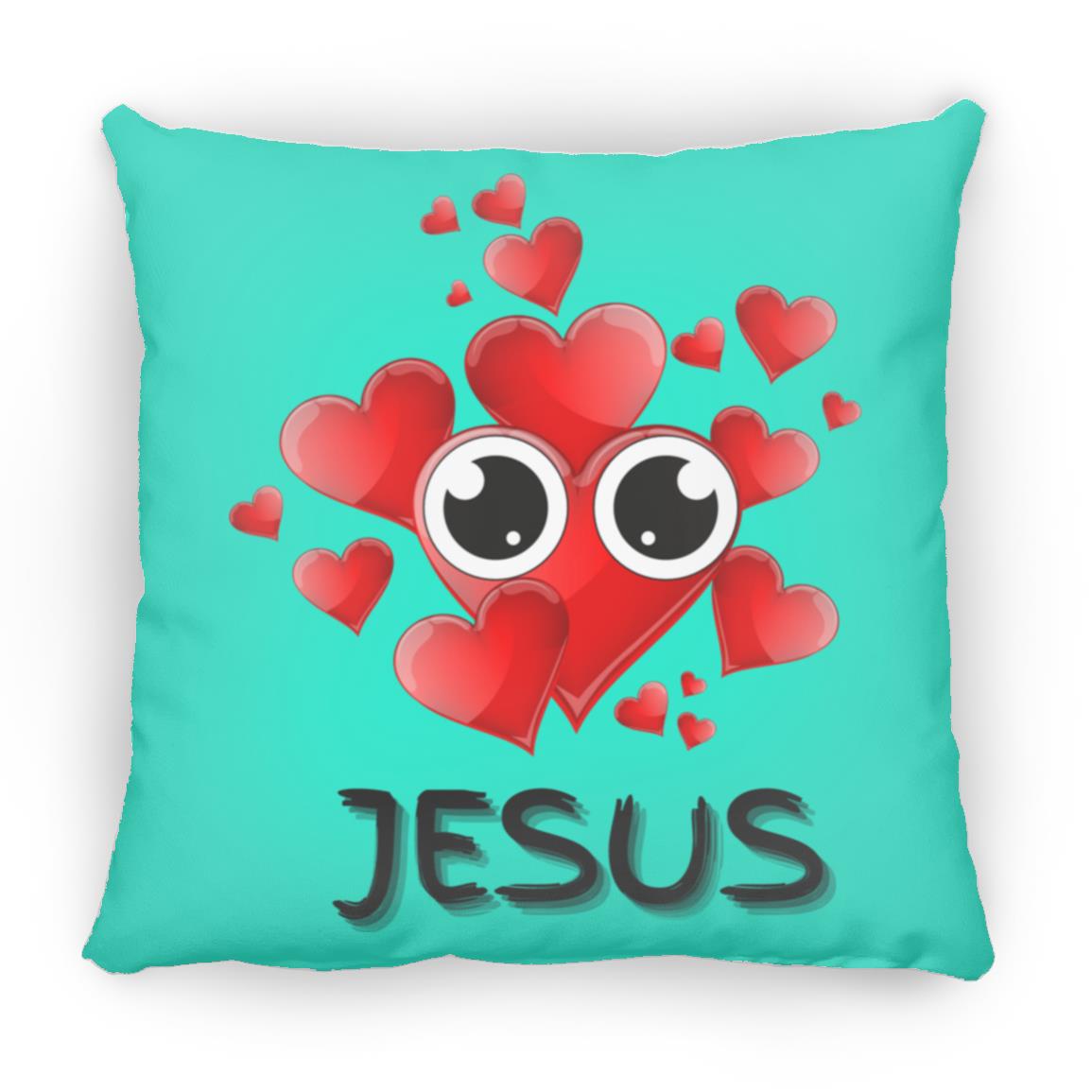 Eye Love Jesus Pillow