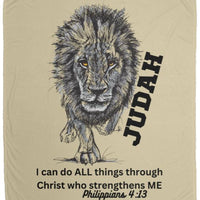 Judah I Can Do Cozy Plush Fleece Blanket