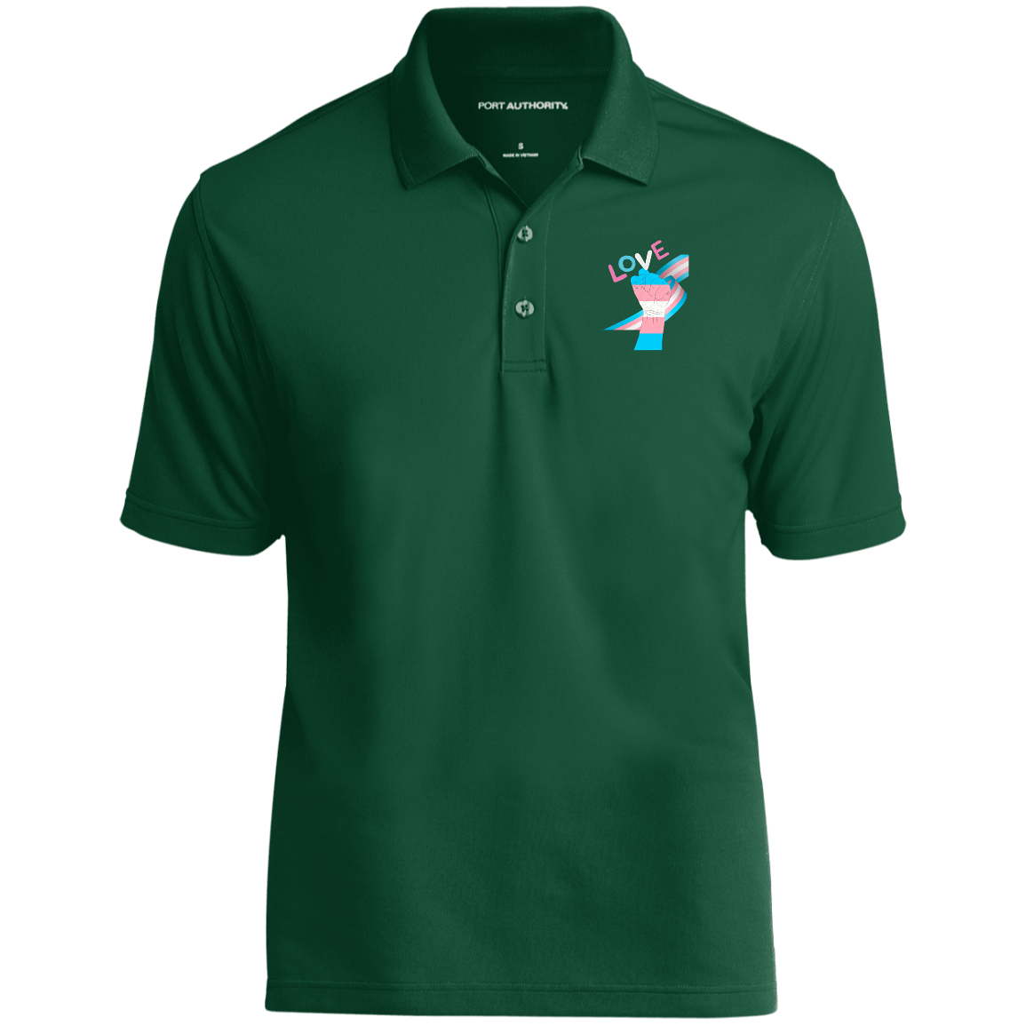 Trans Fist Short Sleeve Polo