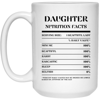Nutrition Facts Mug - Daughter