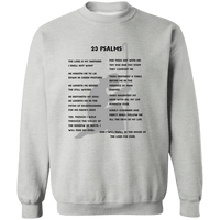 23 Psalms Crewneck Sweatshirt - Black
