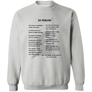 23 Psalms Crewneck Sweatshirt - Black