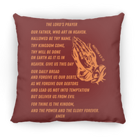 Lord's Prayer Pillow Orange