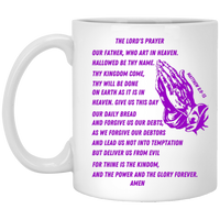 Lord's Prayer Mug Purple