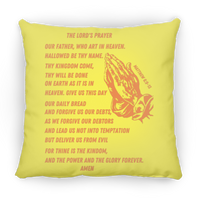 Lord's Prayer Pillow Orange