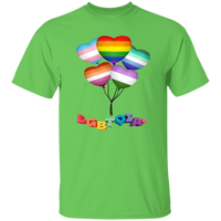 Pride Heart Balloons Short Sleeve Shirt