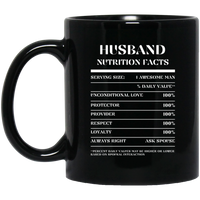 Nutrition Facts Mug - Husband