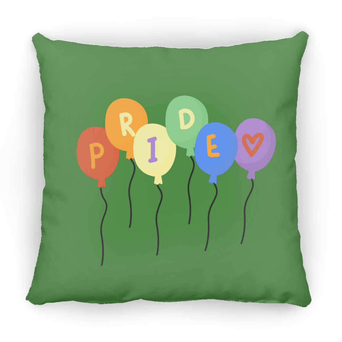 Pride Ballons Square Pillow