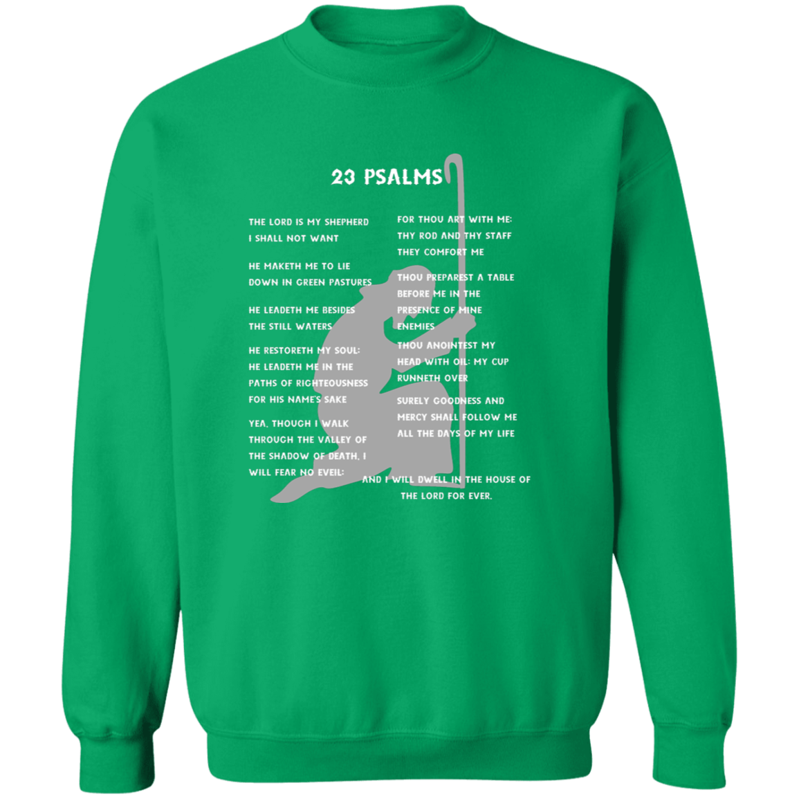 23 Psalms Crewneck Sweatshirt - White