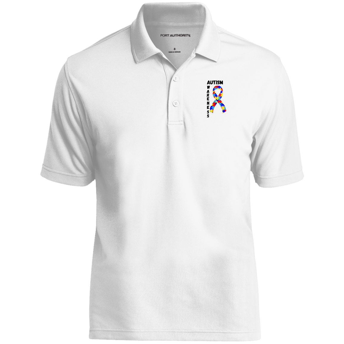 Autism Awareness Short Sleeve Polo