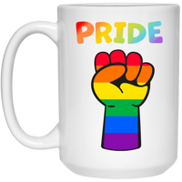 Rainbow Pride Fist Mug