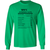 Nutrition Facts T-Shirt LS - Wife - Black
