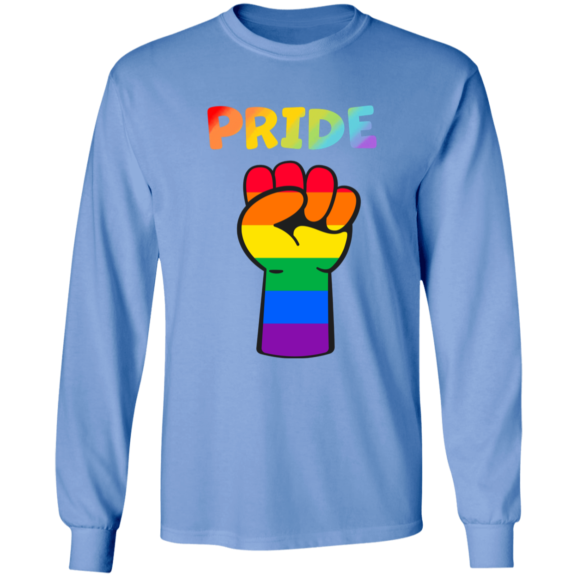 Rainbow Pride Fist Long Sleeve Shirt