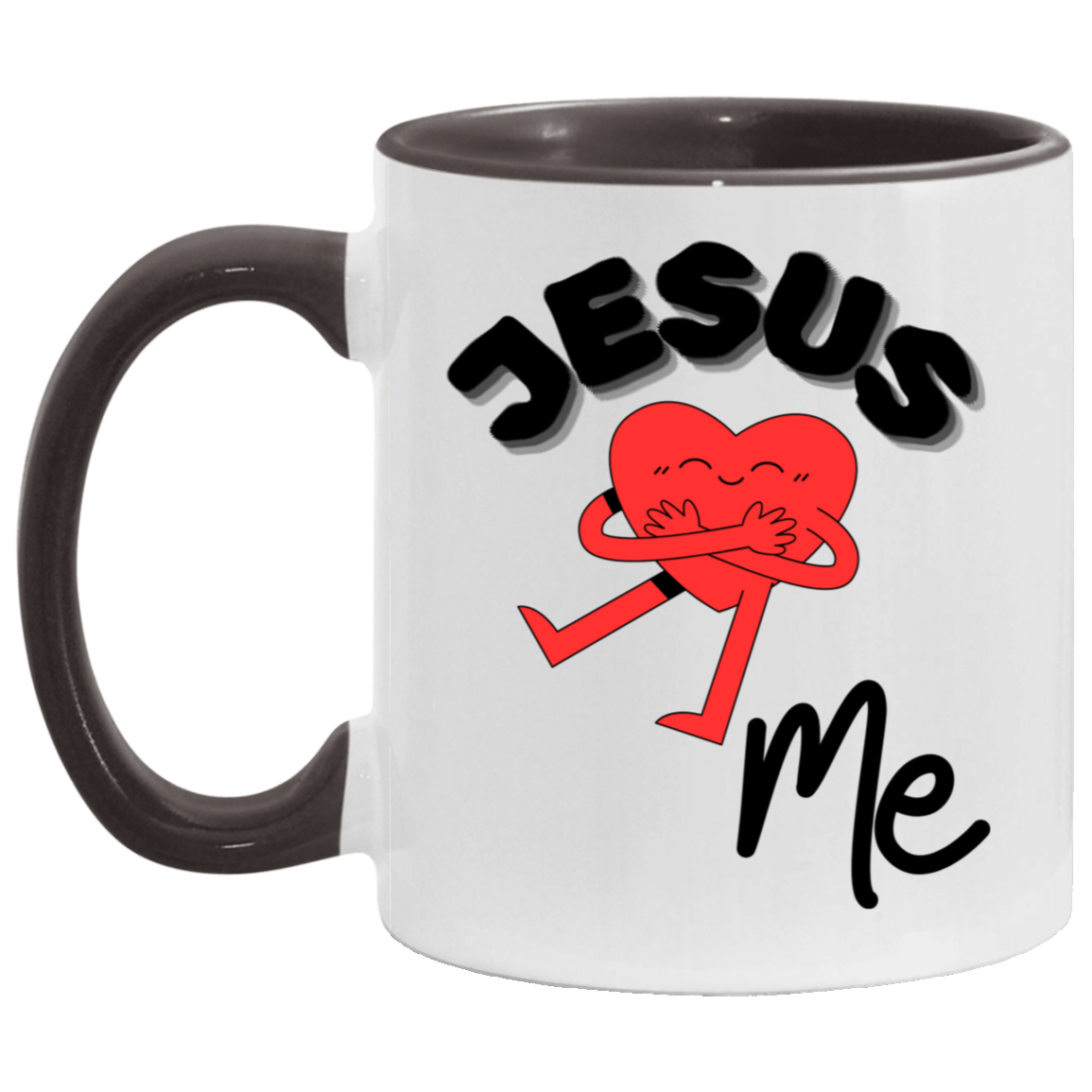 Jesus Loves Me Accent Mug