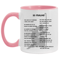 23 Psalms Accent Mug
