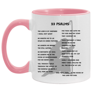 23 Psalms Accent Mug