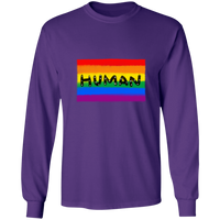 Human Pride Flag Long Sleeve Shirt