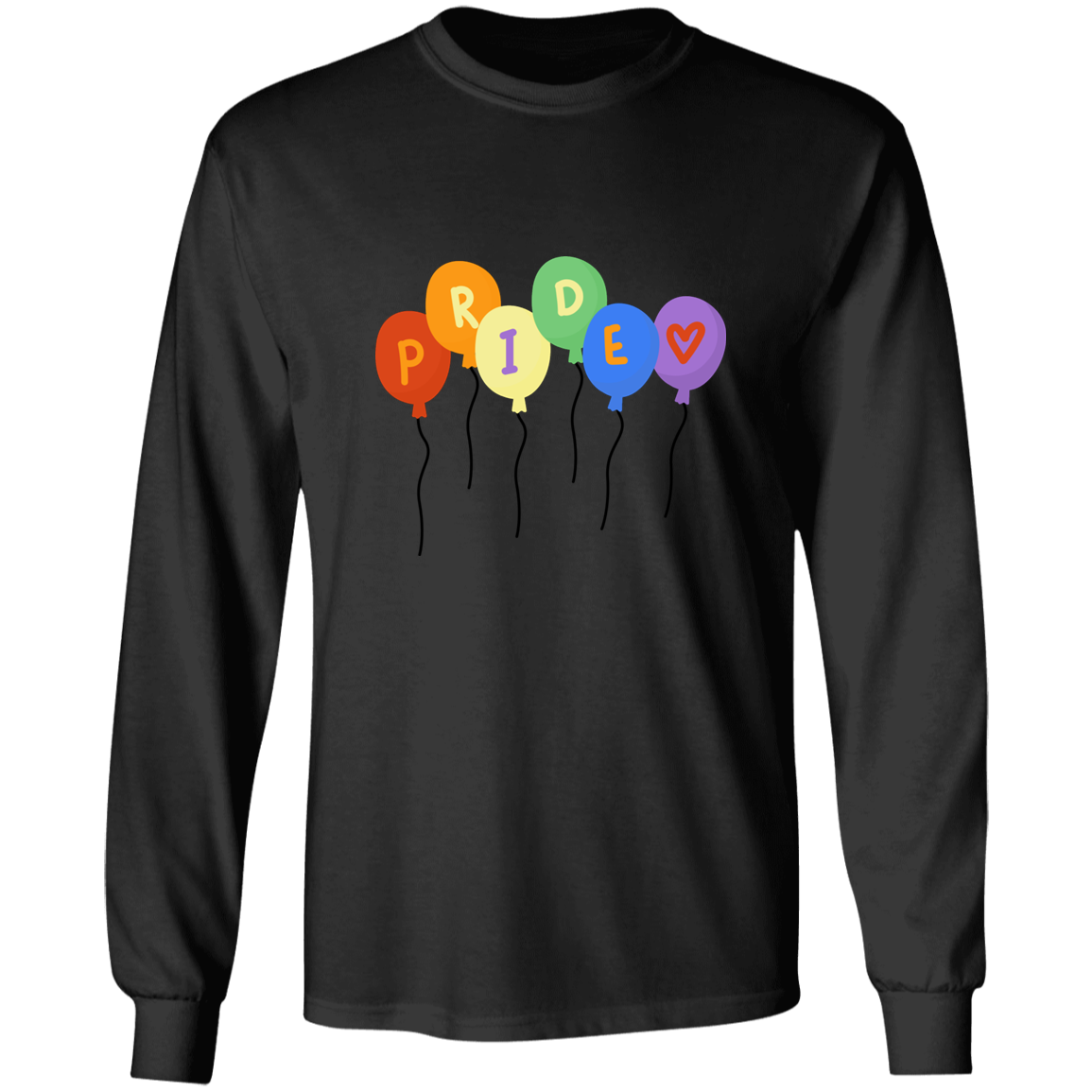 Pride Balloons Long Sleeve Shirt