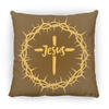 Load image into Gallery viewer, Jesus Crown Pillow
