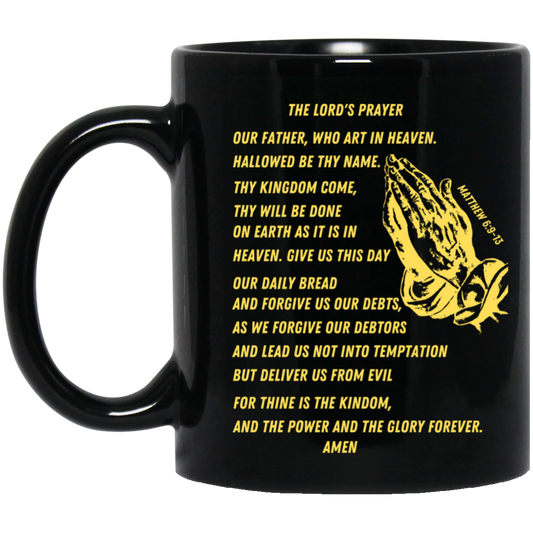 Lord's Prayer Mug Gold