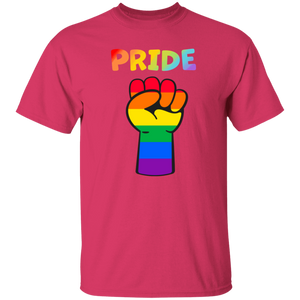 Rainbow Pride Fist Short Sleeve Shirt