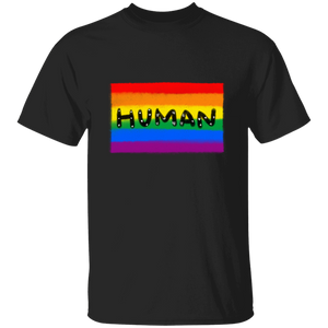 Human Pride Flag Short Sleeve Shirt