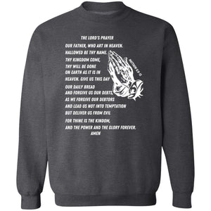 Lord's Prayer Crewneck Sweatshirt - White