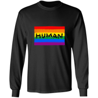 Human Pride Flag Long Sleeve Shirt