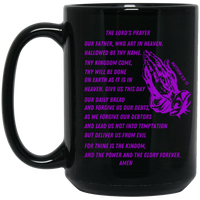 Lord's Prayer Mug Purple