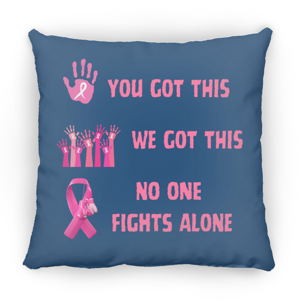 No One Fights Square Pillow