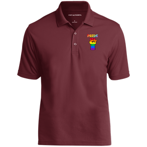 Rainbow Pride Fist Short Sleeve Polo