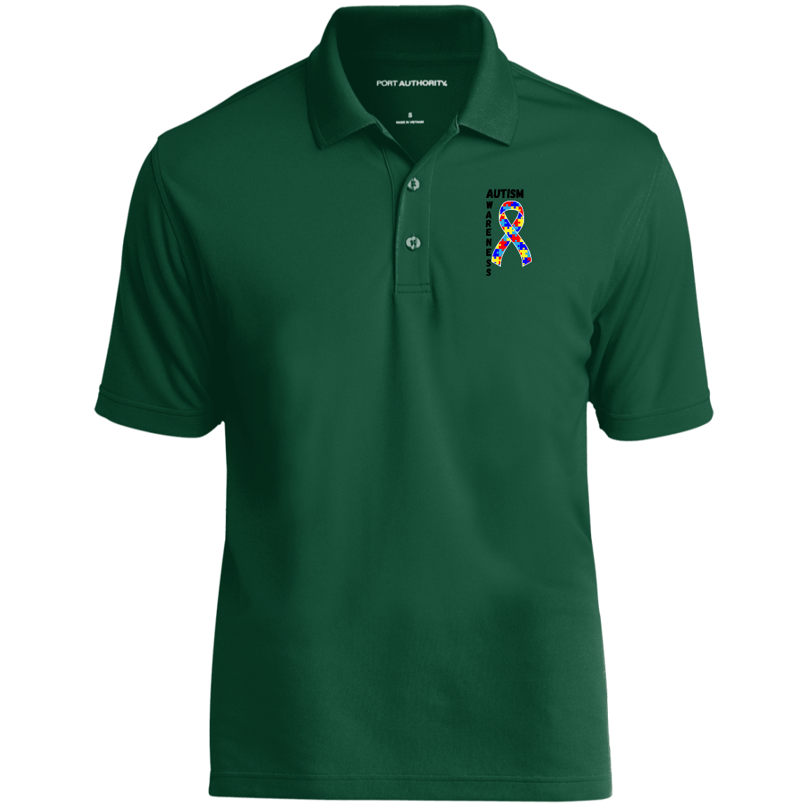 Autism Awareness Short Sleeve Polo